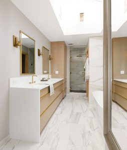 One Room Challenge: A Spacious Update- Bathroom Remodel from Tanna by Design