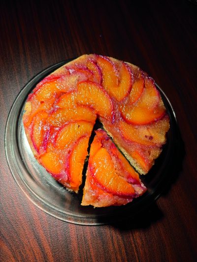 Peach Bourbon Upside-Down Cake | Chef’s Corner