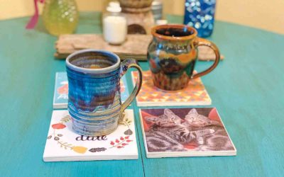 DIY Coasters with Photos and Artwork
